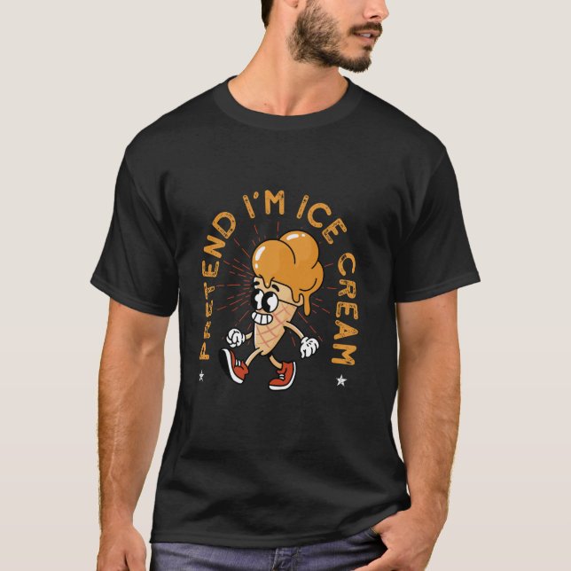 Föreslå att jag är isgräddningskostumma t shirt (Framsida)