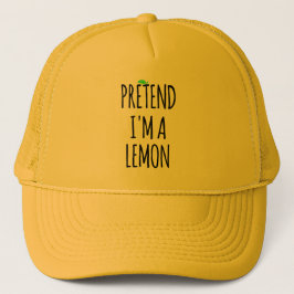 Föreslå att jag är Lemon - Lönt Costume Keps