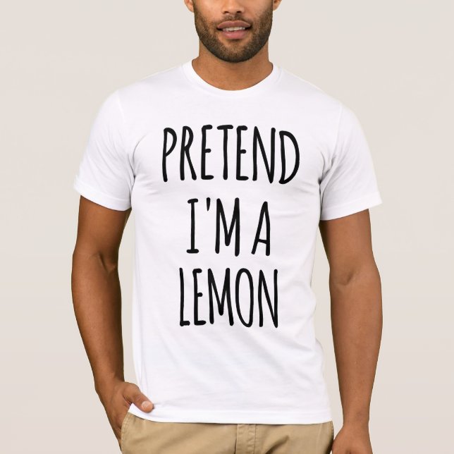 Föreslå att jag är Lemon - Lönt Costume T Shirt (Framsida)