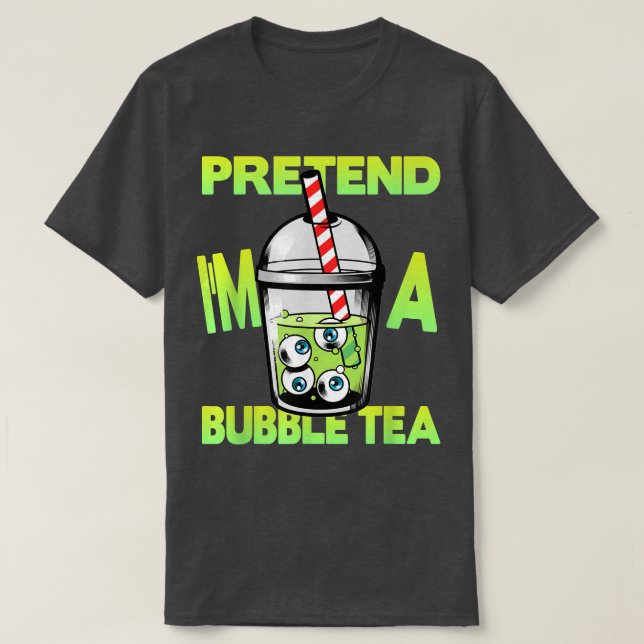 Föreslå Im A Bubble Tea Halloween 734  T Shirt (Design framsida)