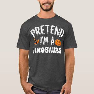 Föreslå Im A Dinosaurs Halloween Costume Manar Wom T Shirt