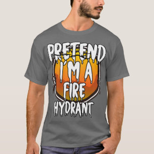 Föreslå Im A Fire Hydrant Halloween 2021 Costume C T Shirt