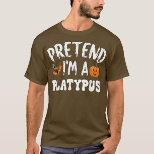 Föreslå Im A Platypus Halloween Costume Manar Wome T Shirt