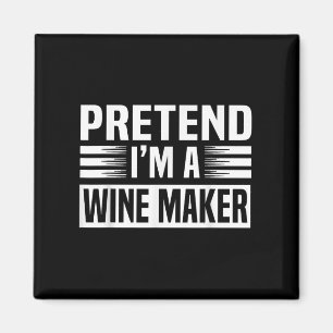 Föreslå Im A Vin Maker Manar Women Easy Halloween Magnet