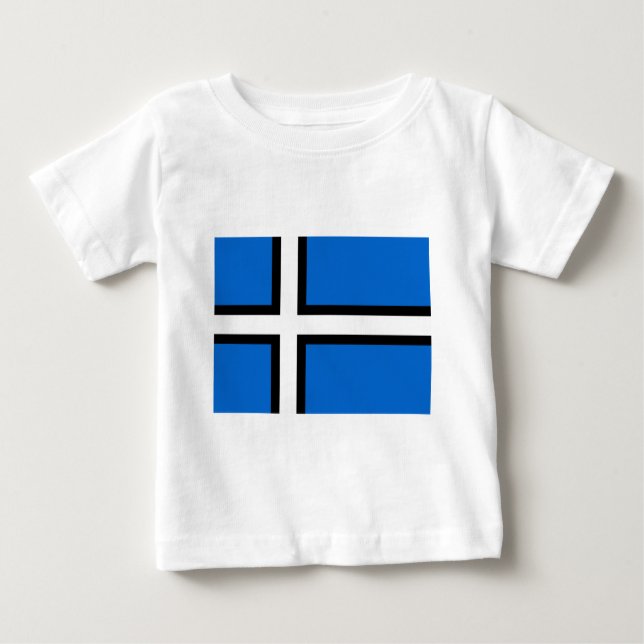 (Föreslagen) Estland flagga, Tee Shirt (Framsida)