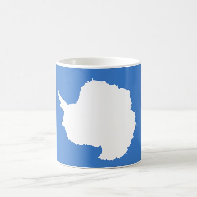 Föreslagen Flagga av Antarctica (av Graham Bartram Kaffemugg (Center)