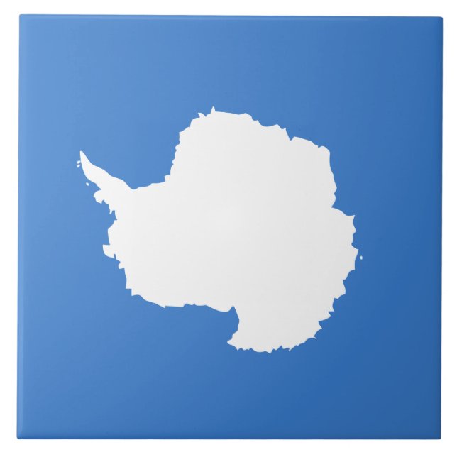 Föreslagen Flagga av Antarctica (av Graham Bartram Kakelplatta (Framsidan)