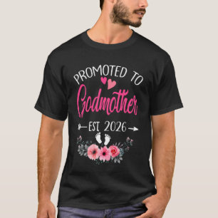 Förespråkad till Gudmor Est 2026 Mors Dag Först T Shirt