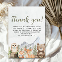 Forest Adventure Baby Shower for Boy