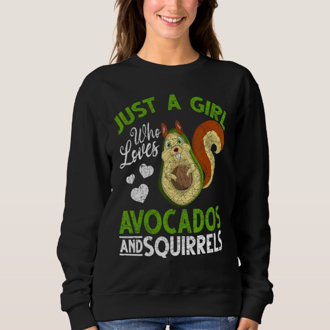 Forest Animal är bara en flicka som Kärlek Avocado T Shirt (Framsida)