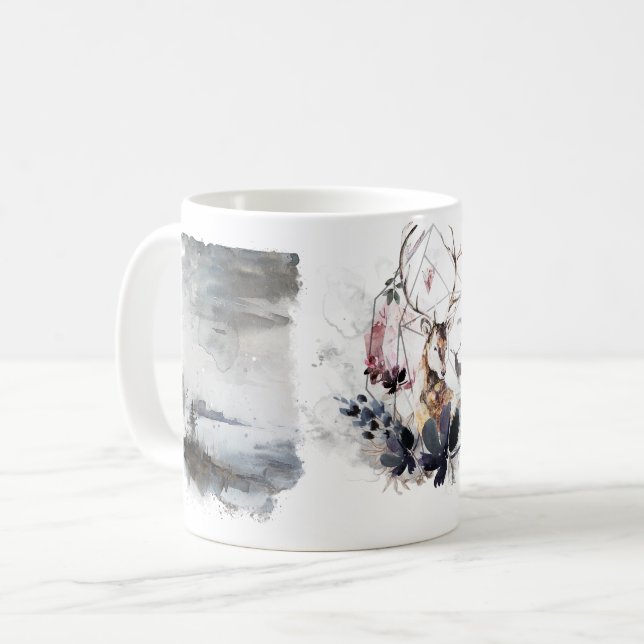 Forest Animal Christmas  Kaffemugg (Framsida vänster)