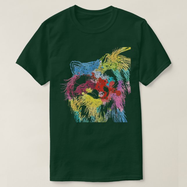Forest Animal Gift Racoon T Shirt (Design framsida)
