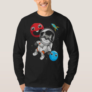 Forest Animal Sopor Panda Space Raccoon Astronaut T Shirt
