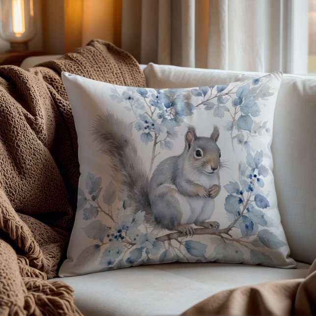 Forest Animals Throw Pillow – Cozy Rustic decor Kudde (Stylish accent throw pillow for modern homes — the perfect cozy touch to elevate any living space to)