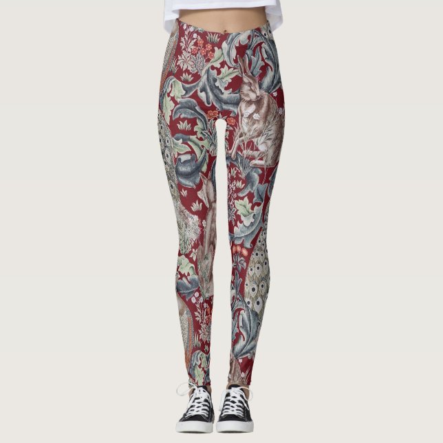 Forest Animals, William Morris Leggings (Framsida)