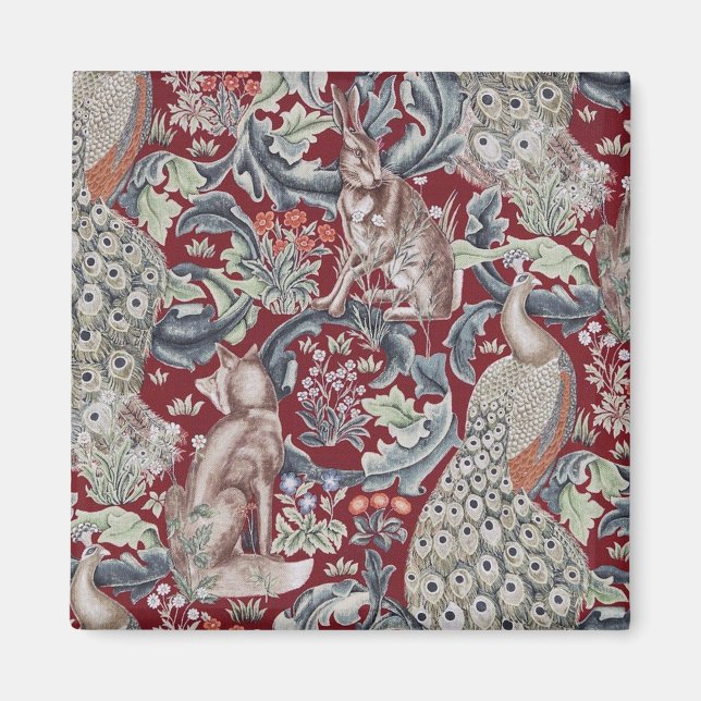 Forest Animals, William Morris Magnet (Framsidan)