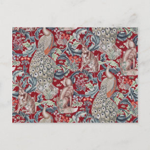 Forest Animals, William Morris Vykort