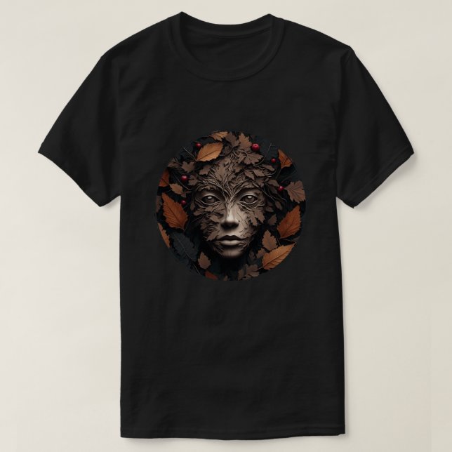 Forest Ansikte T Shirt (Design framsida)
