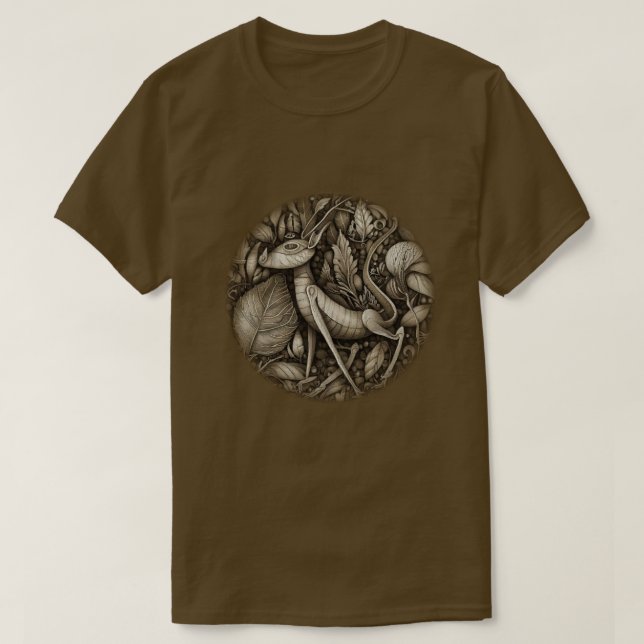 Forest Ansikte T Shirt (Design framsida)