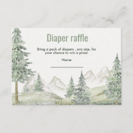 Forest äventyr börjar babyduschkort tilläggskort