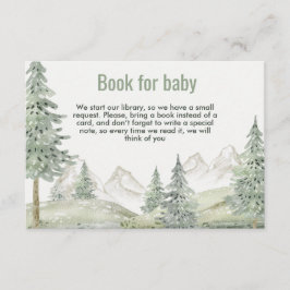 Forest äventyr börjar babyduschkort tilläggskort