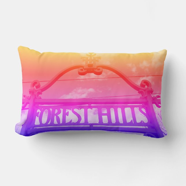 Forest Backe, Queens, NYC Lumbarkudde (Framsida)