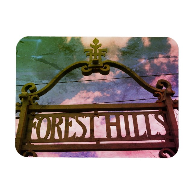 Forest Backe, Queens, NYC Magnet (Horisontell)