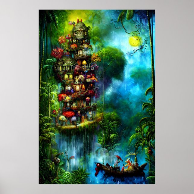 Forest Bathing #17 (Porträtt) Poster (Framsidan)