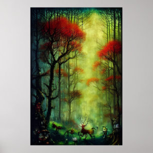 Forest Bathing #5 (Porträtt) Poster