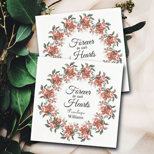 Forest Berries in Loving Memory Pappersservett (Skapare uppladdad)