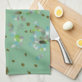 Forest Birds Kitchen Towel Kökshandduk