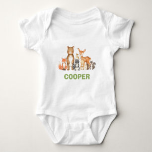 Forest Boy på Cute Woodland Animals T Shirt