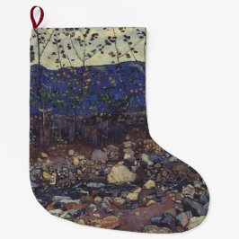 Forest Brook vid Leissigen, Schweiz (Landskap) Stor Julstrumpa