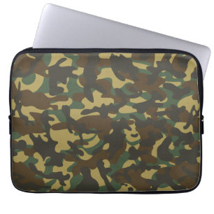 Forest Camouflage Laptop Fodral
