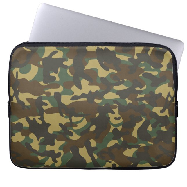 Forest Camouflage Laptop Fodral (Framsidan)