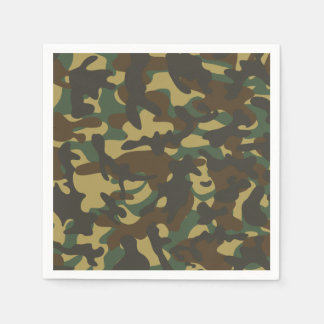 Forest Camouflage Pappersservett