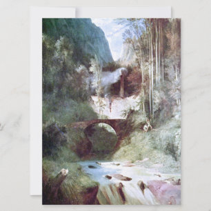Forest Canyon (från Carl Blechen) Kort