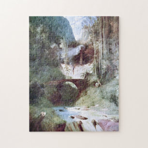 Forest Canyon (från Carl Blechen) Pussel