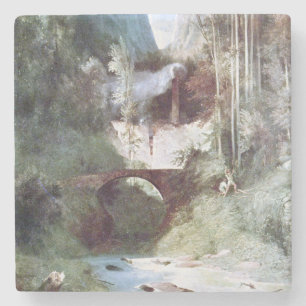 Forest Canyon (från Carl Blechen) Stenunderlägg