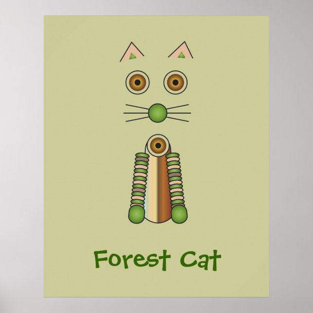 Forest Cat Poster (Framsidan)