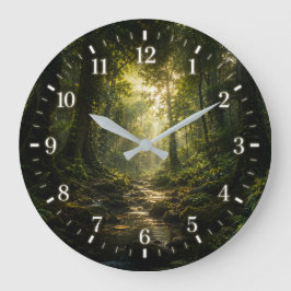 Forest Clock 2026 Version Stor Klocka