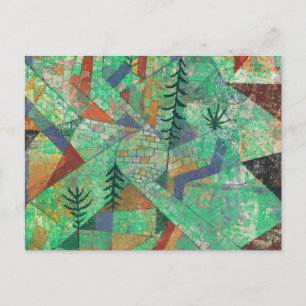 Forest-Construction av Paul Klee Vykort