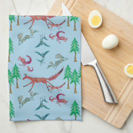 Forest Creatures Hand Towel Kökshandduk