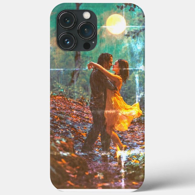 Forest Dance lite iphone case med Monogram M (Baksida)