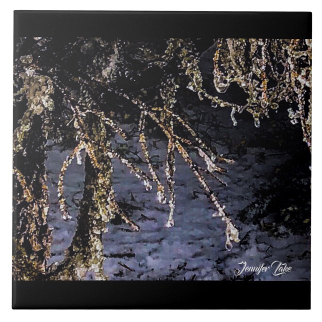 Forest Diamonds Kakelplatta (Framsidan)