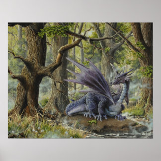Forest Dragon - av Marc-André Huot Poster