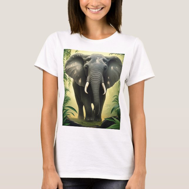 Forest Dreams - Elephant Tee for Girls (Framsida)