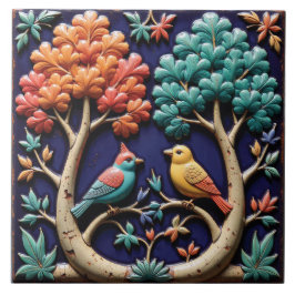 Forest Duet Kakelplatta