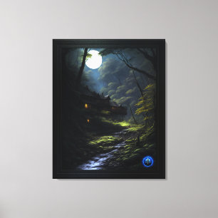 "Forest Dwellers AI Concept Art by Xzendor7" Canvastryck