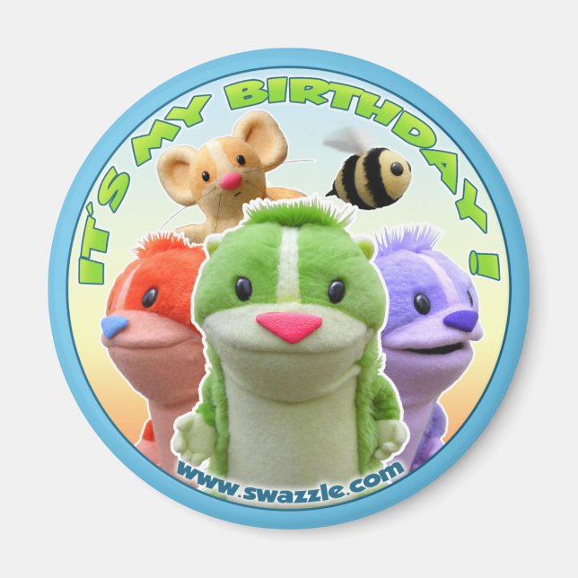 Forest Fables Birthday Magnet (Framsidan)